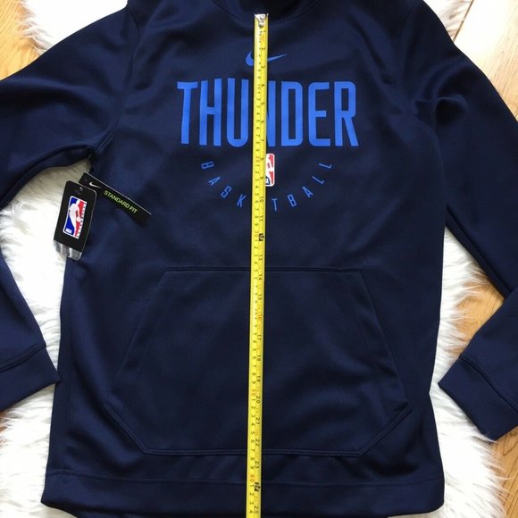 Nike Oklahoma City Thunder NBA college Navy Sz Sm - Picture 6 of 11